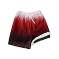 thumbnail image 4 of Teen Athletic Shorts Boys Elastic Waist Drawstring Mesh Running Shorts Compression Liner Baseball Soccer Shorts Summer Shorts 13-14 Years Boy Shorts, 4 of 4