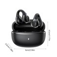 thumbnail image 3 of Auriculares inalámbricos Blukids con Bluetooth BT5.4, con clip abierto para iPhone, Android y ordenador, deportivos, micrófono integrado, cancelación de ruido, resistentes al agua y carga inalámbrica, 3 of 6