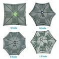thumbnail image 1 of Crawfish Trap Crab Fish Trap Foldable Fishing Bait Trap Cast Net Cage for Catching Small Bait Fish Eels Crab Lobster Minnows Shrimp, 1 of 8