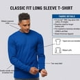 thumbnail image 6 of Gildan Men’s Long Sleeve T-Shirt, 100% Cotton Classic Fit Tee Shirts (Mix Color 6 PCS, XL), 6 of 8