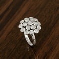 thumbnail image 4 of 1.50 CTW Natural Slice Polki Diamond Promise Women's Valentines Day Gifts Ring 925 Sterling Silver, 4 of 5