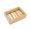 brown, variant on Mouliraty Natural wood bathroom shower soap tray dish storage stand
