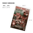 thumbnail image 3 of Lantern Press 1000 Piece Jigsaw Puzzle, Oregon, Smokey Bear and Woodland Creatures, Only You Can Prevent Wildfires, 3 of 5