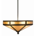 thumbnail image 7 of Meyda Tiffany 194675 Craftsman Prime 2 Light 16" Wide Pendant - Bronze, 7 of 7