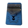 thumbnail image 1 of Piano de pulgar Kalimba de 17 teclas; Martillo de afinación, cubiertas para dedos, pegatinas para llaves y más incluidos; Regalo de Navidad, 1 of 5