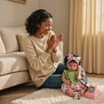 thumbnail image 2 of BABESIDE Reborn Dolls Black -20Inch -Soft cloth Body & Curls -Dolls African American Dolls Cloth Body with Gift Box for Kids, 2 of 7