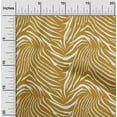 thumbnail image 1 of oneOone Cotton Jersey Dark Mustard Fabric Skins Animal Quilting Supplies Print Sewing Fabric By The Yard 58 Inch Wide, 1 of 4