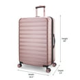 iFLY Hardside Fibertech Luggage 28" Checked Luggage, Rose Gold