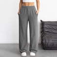 thumbnail image 2 of Resicozy Wide Leg Sweatpants Women 2026 Low Rise Baggy Sweatpants Y2K Drawstring Cotton Lounge Pants with Pockets Fall Fashion Gray XL, 2 of 5