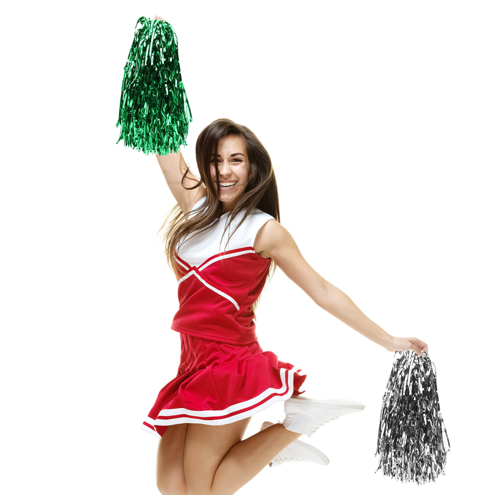 unbranded  24 Pcs Women Cheering Hand Flower Cheerleader Costume for Pom Poms