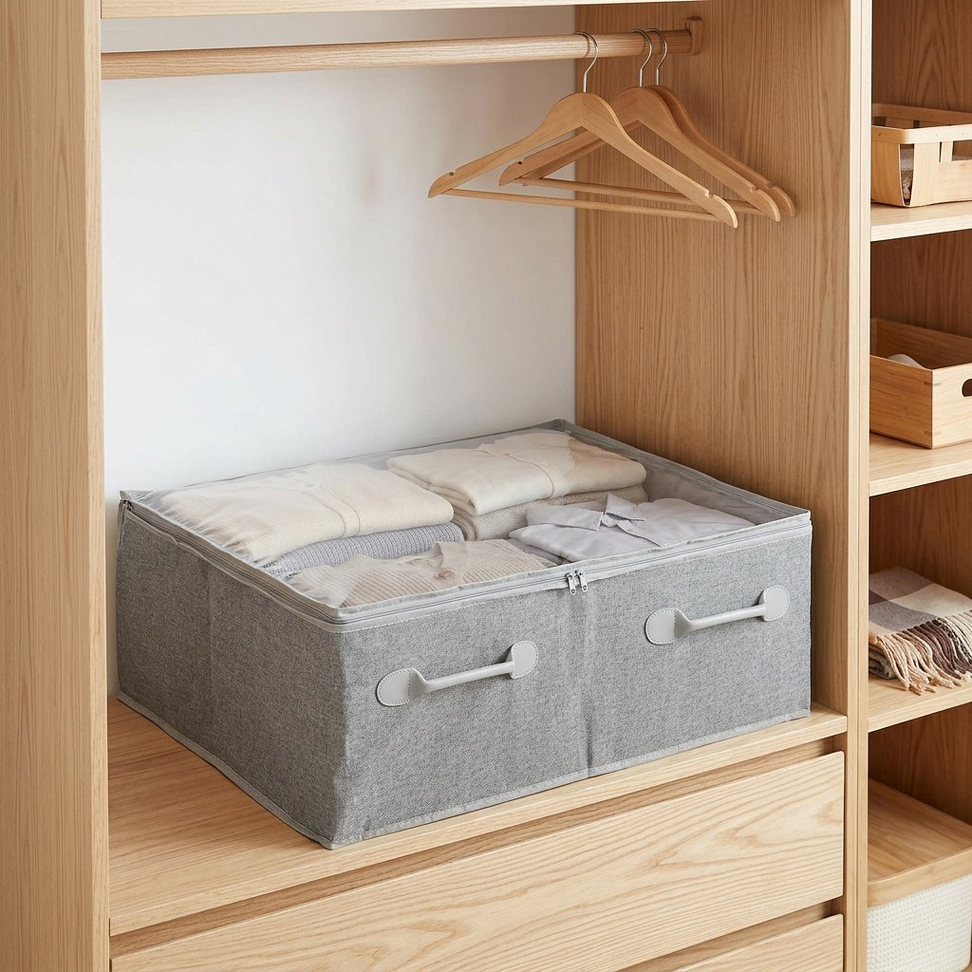 Better Homes & Gardens Underbed Storage Bins, Gray, 2-Pack photo 6