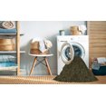 thumbnail image 2 of Ahgly Company Machine Washable Indoor Square Transitional Bakers Brown Area Rugs, 7' Square, 2 of 7