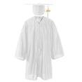 thumbnail image 2 of MKOSPLRT Kids Graduation Gown Set Satin Academic Cap and Gowns with Tassel for Boys Girls Kindergarten Preschool Ceremony 3-12 Years, 2 of 3