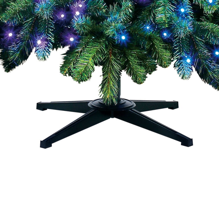 Prelit Artificial Christmas Tree with Remote Control Pencil RGB