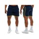 thumbnail image 4 of Sunloudy - Pantalones cortos deportivos para hombre, cintura elástica, transpirable, de secado rápido, para gimnasio, fitness, pantalones cortos delgados Sunloudy  S M L XL XXL, 4 of 8