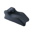 thumbnail image 4 of Almohada para piernas Cojín de apoyo para piernas Cuña de apoyo para piernas Almohada de espuma viscoelástica Cojín para piernas y rodillas Negro, 4 of 9