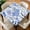 Blue Flowers, variant on ARTSLION Square Tablecloth Washable Table Cover 54"x54" And 60"x60", Waterproof Square Table Cloth For Indoor And Outdoor, ,34 In,sunlit Line