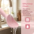 thumbnail image 4 of REGALWOVEN Ice Cream Scoop, Aluminum Alloy Hangable Ice Cream Scooper, Comfortable Ergonomic Handle, Easy Release for Gelato Pink-1Pcs 7.5 in, 4 of 7