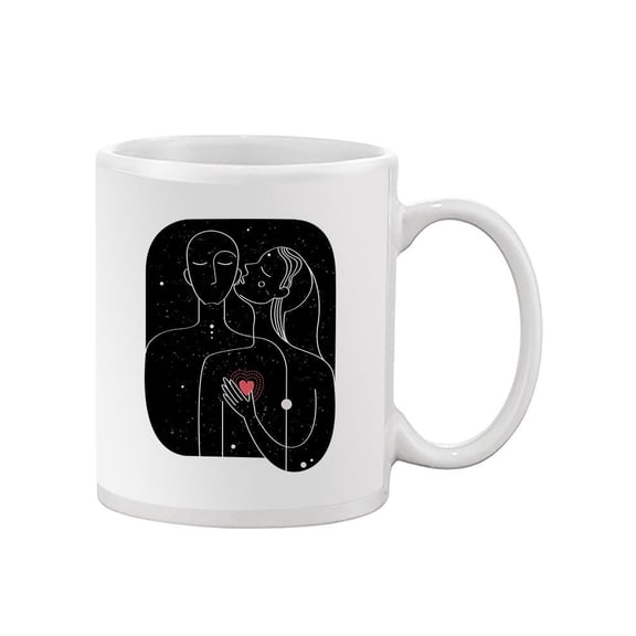 Couple Sharing Heart Mug - Image by Shutterstock,