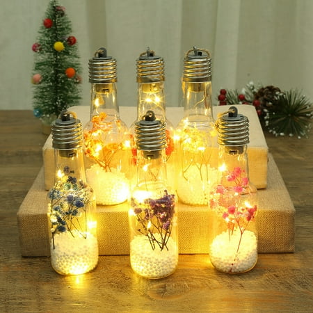 

Cheer US Christmas Lights LED Wishing Bottle Lights Christmas Lights for Bedroom Battery Operated Waterproof Fairy Lights for Indoor Outdoor Christmas Tree