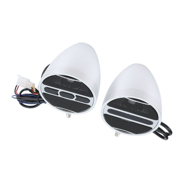 Motorcycle ATV Waterproof Amp, Reverse Protection Motorcycle ATV Speaker Full Frequency DC12V for Electric Vehicles