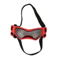 thumbnail image 4 of Gafas para Perros Marco De Silicona Suave Gafas De Sol Ajustables con Protección UV para Perros para Protección De Los Ojos del Perro Conducción Al Aire Libre Ciclismo Rojo, 4 of 5