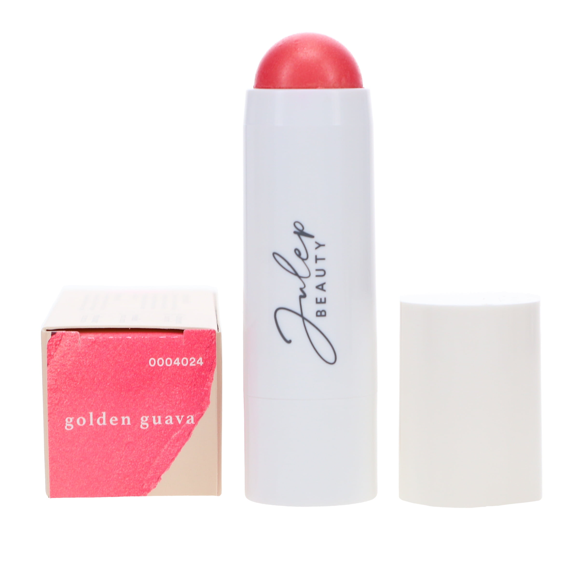 Julep Skip The Brush Creme-to-Powder Blush Stick, Golden Guava, 0.21 Oz
