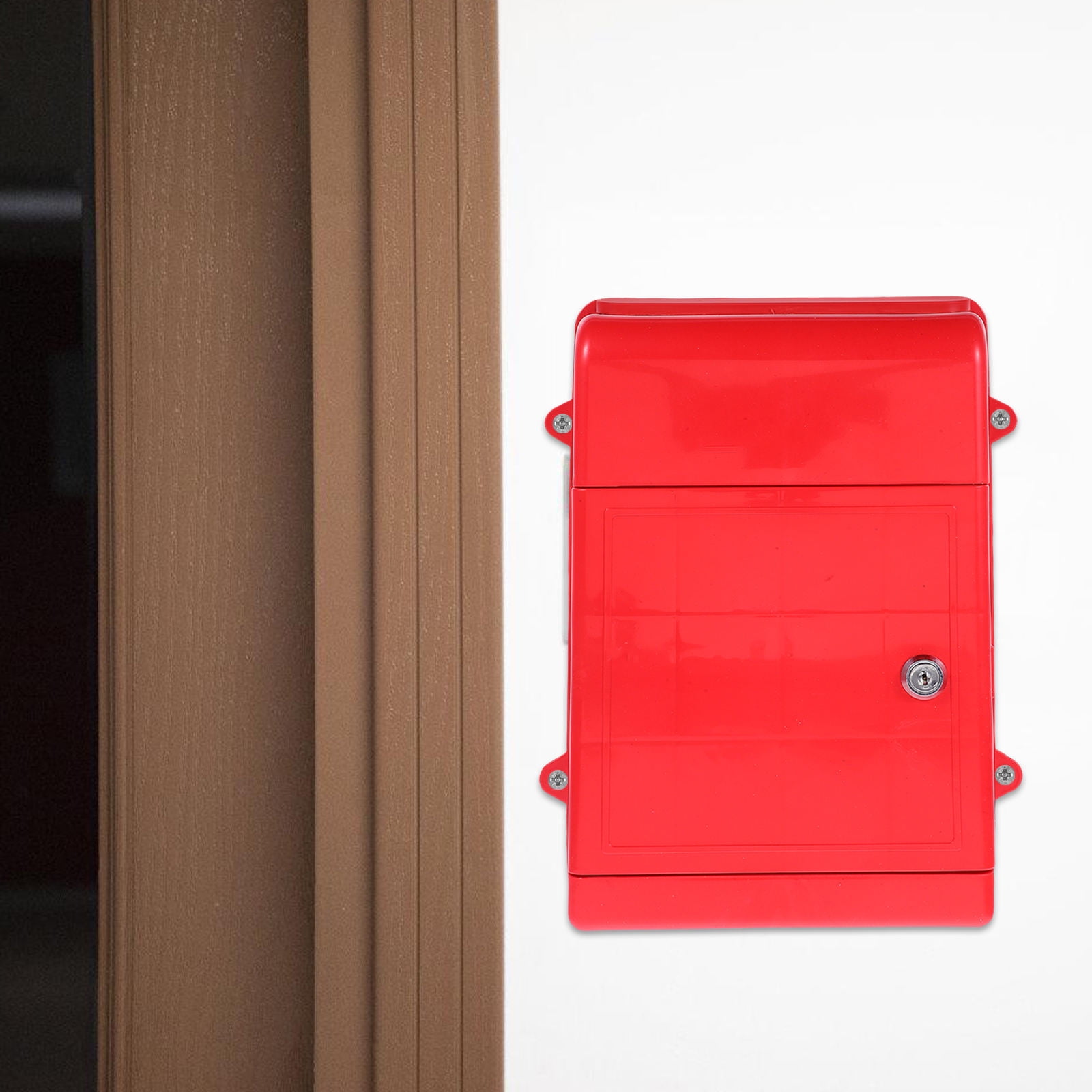 Solar Group PL10B Plastic Rural Black Mailbox — Home & Garage