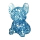 thumbnail image 1 of Bonita figura de bulldog francés sentado en miniatura para la entrada de la casa o la sala de estar. Azul, 1 of 9