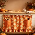 thumbnail image 5 of Heat-Resistant Tie-Back Oven Curtain 29.5x21.3 Inch,Polyester Dust & Oil Splash Proof,Machine Washable Decor for Kitchen Stove Oven Skirt Decor 29.3"W*21.3"H, 5 of 7