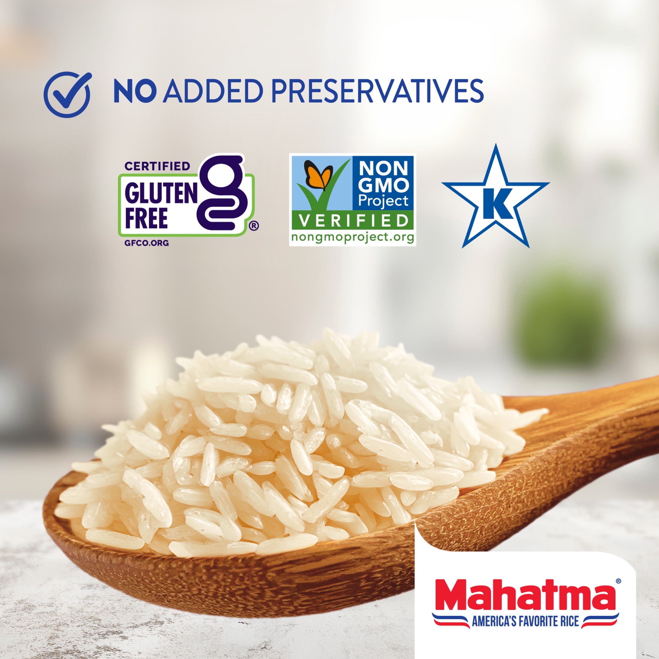 Mahatma Jasmine White Rice, Thai Fragrant Long Grain Rice, 20 lb Bag