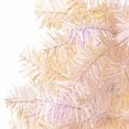 thumbnail image 2 of vidaXL Artificial Christmas Tree with Iridescent Tips White 150 cm PVC, 2 of 5