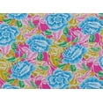 thumbnail image 2 of Zelouf Print On Yoryu With Lurex Digital Sample  , Sewing, DIY, Crafts Fabric by the Yard, 345 Pink/blue, 7 Yard, 2 of 2