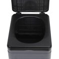thumbnail image 4 of Toilettes pliantes portables pour camping, toilettes de voyage portables avec couvercle pour camping-car, voyage, randonnée en plein air, noir et gris, 4 of 4
