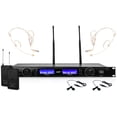 thumbnail image 4 of Sistema de micrófono inalámbrico Technical Pro UHF con solapa y auriculares, 4 of 7
