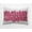 Pink, variant on Simply Daisy, 14" x 20" Flower Bell Bunch Pink Decorative Floral Outdoor Throw Pillow