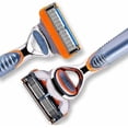 thumbnail image 2 of 24 paquetes de 5 cuchillas compatibles con Gillette Fusion Proglide Power Kit de maquinilla de afeitar de repuesto, 2 of 3