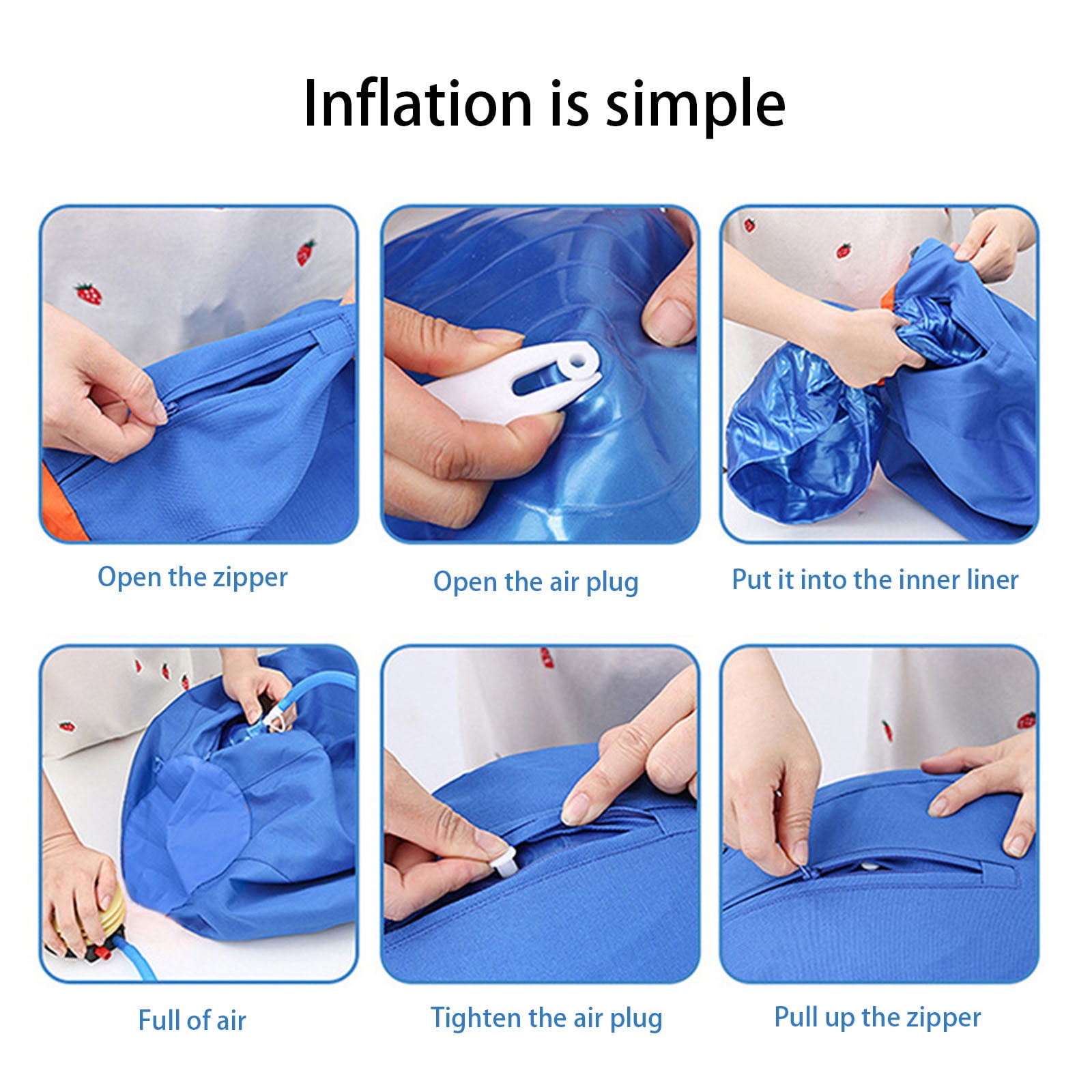 Interactive Inflatable for Small to Large Sized Dogs Outdoor Sports Play Bouncy Toy for Exercise and Entertainment