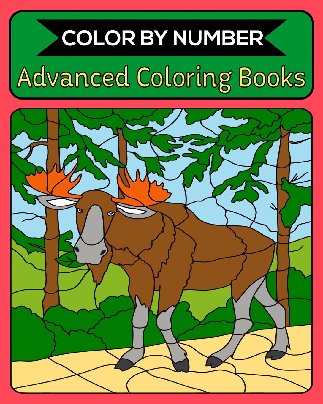Color By Number Advanced Coloring Books : 50 Unique Color By Number