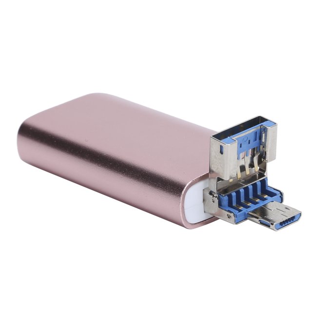Unidad flash USB 3 en 1 Bling Bling Micro U Disk OTG 256 GB para Android/iPhone/Windows