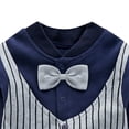 thumbnail image 4 of Coerni New Born Gentleman One Piece Long Sleeve Baby Boys Gentleman Formal Tuxedo Outfit Suit First Birthday Clothes, 4 of 7