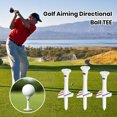 thumbnail image 1 of LJNYFDC Golf Training Tees 6Pcs Plastic Golf Tees Reduce Friction and Resistance Professional Golf Driver Tees 7.5/8/8.5cm Curved Serving Pins for Practice, 1 of 5