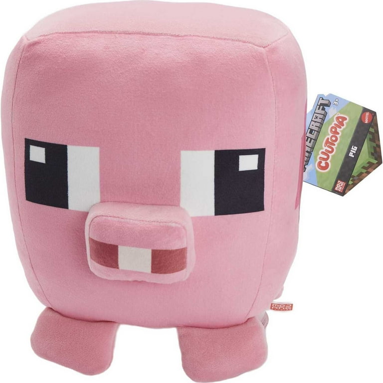 Minecraft Cuutopia 10 in Pig Plush Character Pillow Doll