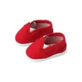 thumbnail image 3 of American Fashion World Red, White, and Navy Slip On Sneakers Made for 14 inch Dolls, 3 of 4
