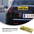 thumbnail image 2 of Student Driver Sticker Reflective Student Driver Sticker Reusable Safety Sign, 2 of 6