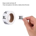 thumbnail image 4 of Unique Bargains Clothing XL Large Size Sticker Label Coding Label 25mm/1inch Dia 1 Roll 500 Round Adhesive Labels, 4 of 5