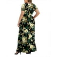 thumbnail image 4 of PCEAIIH Women's Long Sleeve Plus Size Dress Casual Maxi Dresses XL-5XL Soft with Pockets, 4 of 5