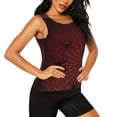 thumbnail image 2 of Balery Spiders On A Web Camiseta sin mangas estampada ligera para mujer, tops de entrenamiento sin mangas, camisetas de yoga transpirables de secado rápido.-Large, 2 of 7