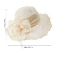 thumbnail image 3 of Under $1 PEONAVET Beach Hat Tea Party Accessories for Women Hats for Women, 3 of 6