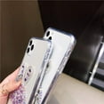 thumbnail image 5 of for iPhone 12 Pro Max Clear Case for Women, Glitter Shiny Crystal Diamond Rabbit Bunny Cover Shell Fashion Luxury Case with TPU Slim Transparent Protective Bling Girly Rhinestone Case White, 5 of 10